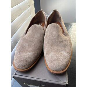 Franco Sarto JEENA Loafer Women's Genuine Suede Leather Shoes COCCO Size 10 EU41